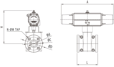 PINCH VALVE – SINGLE ACTING Specification